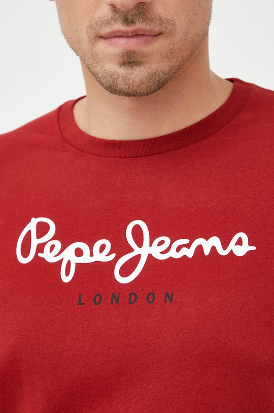 Βαμβακερό μπλουζάκι Pepe Jeans Ανδρικά