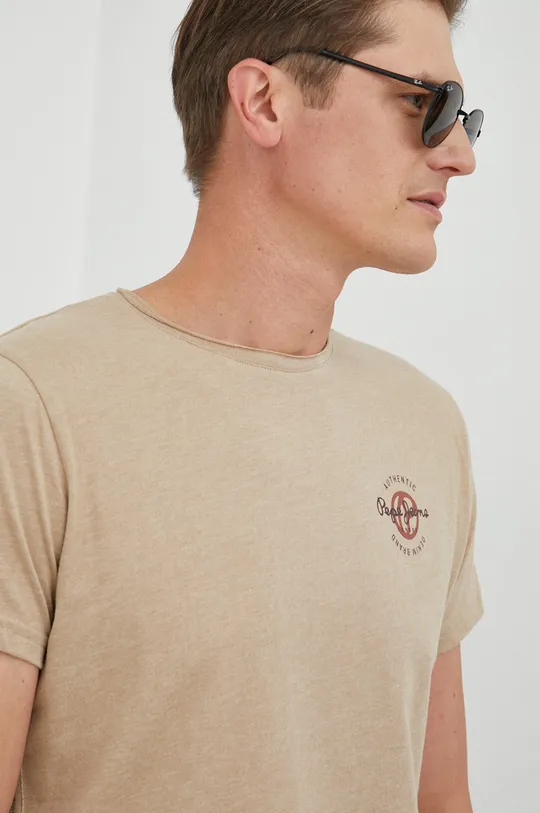 beżowy Pepe Jeans t-shirt