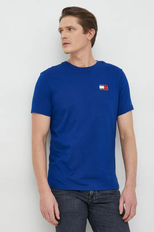 mornarsko plava Pamučna majica Tommy Hilfiger Muški