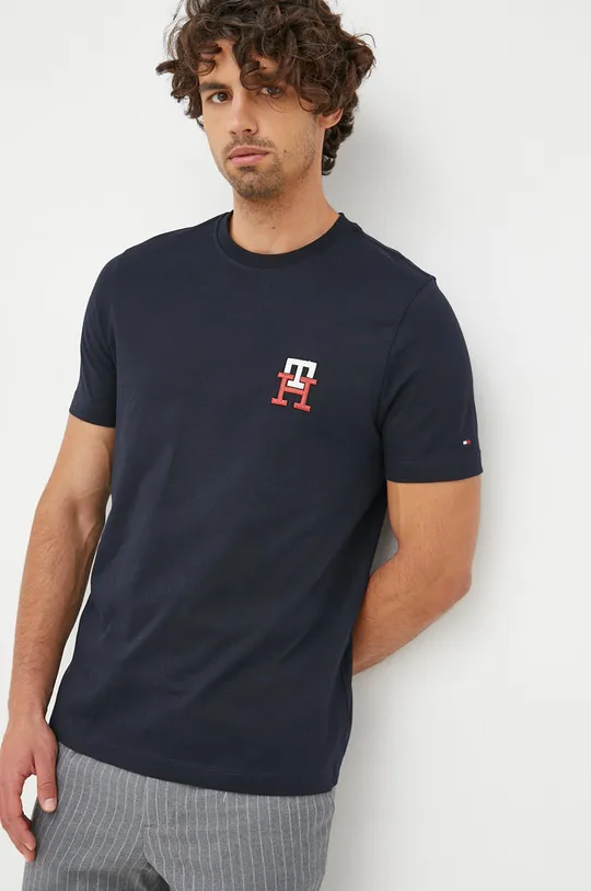 mornarsko plava Majica kratkih rukava Tommy Hilfiger Muški