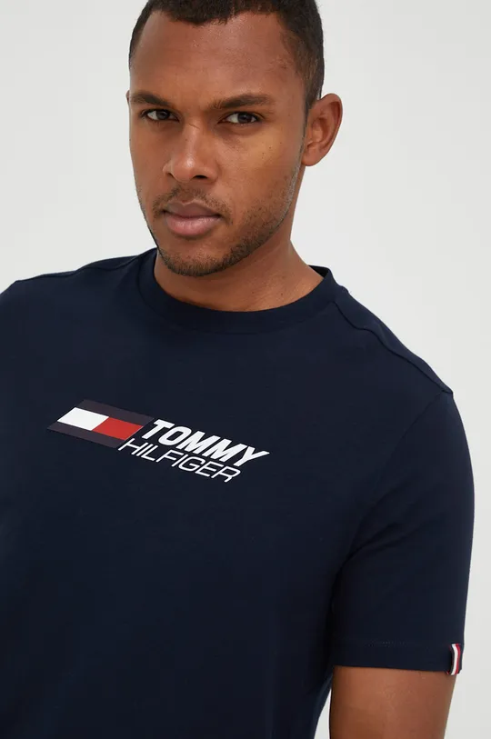 granatowy Tommy Hilfiger t-shirt