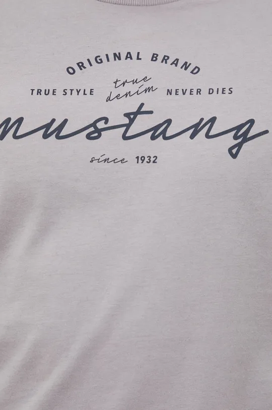 sivá Bavlnené tričko Mustang