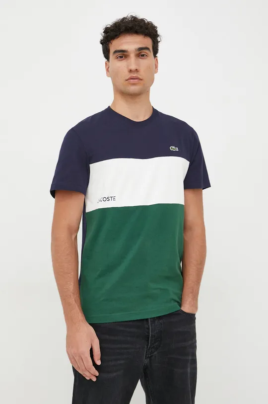 multicolor Lacoste t-shirt bawełniany Męski