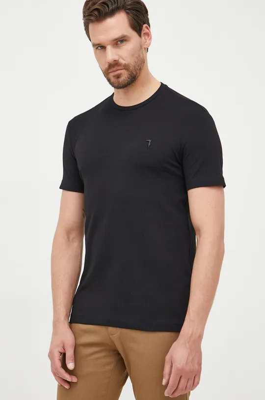 czarny Trussardi t-shirt