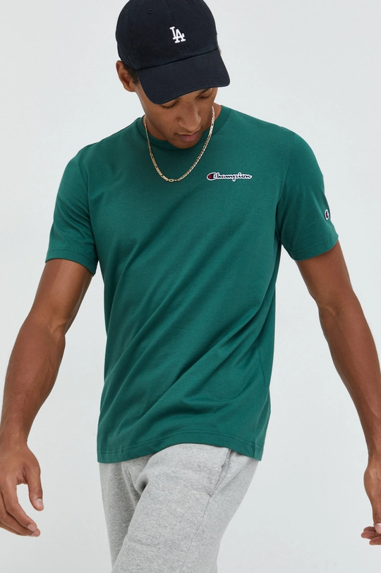 verde Champion tricou din bumbac De bărbați