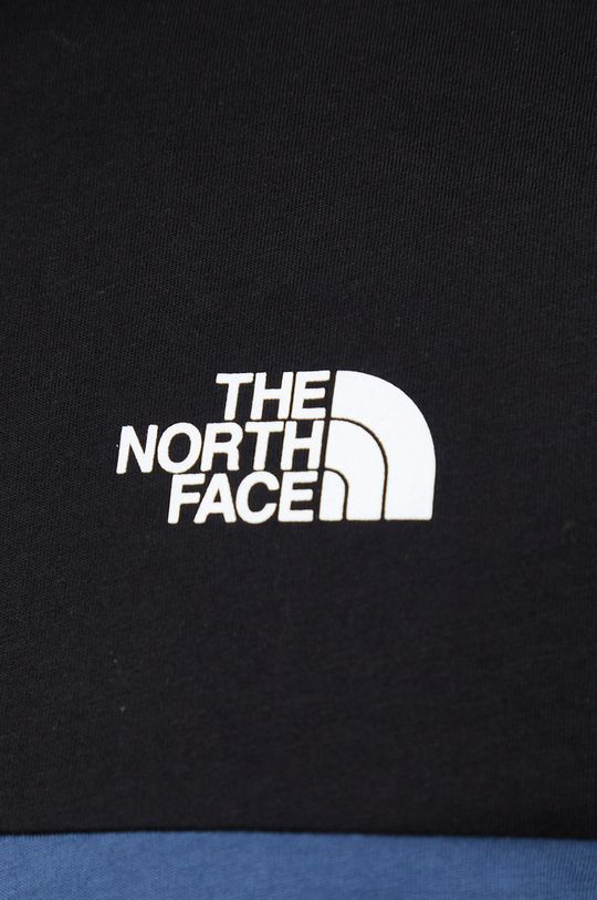 niebieski The North Face t-shirt bawełniany