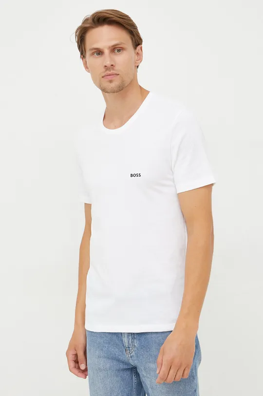 Bavlnené tričko BOSS viacfarebná