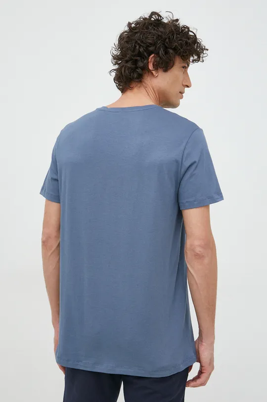 BOSS t-shirt bawełniany niebieski