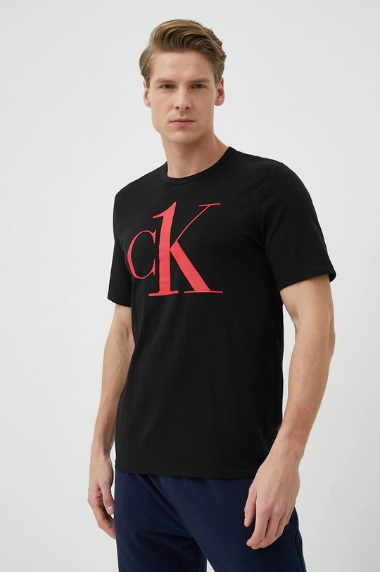 czarny Calvin Klein Underwear t-shirt piżamowy Męski