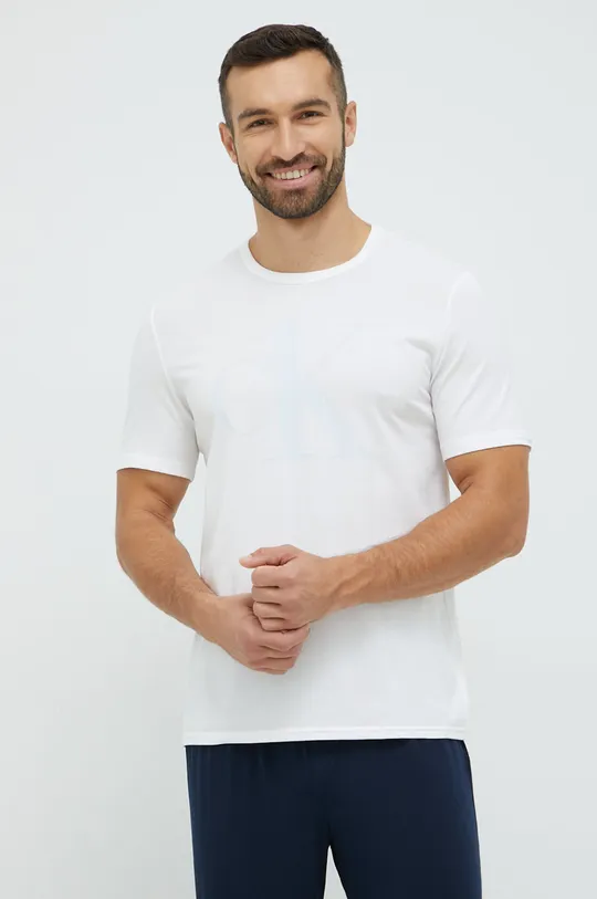 bela Pižama majica Calvin Klein Underwear Moški