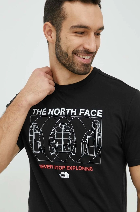 чорний Бавовняна футболка The North Face