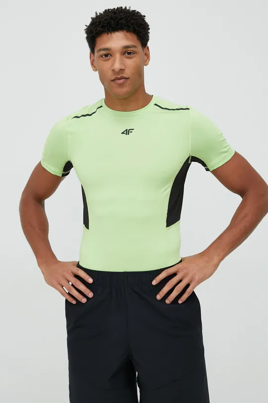 πράσινο Μπλουζάκι για τρέξιμο 4F