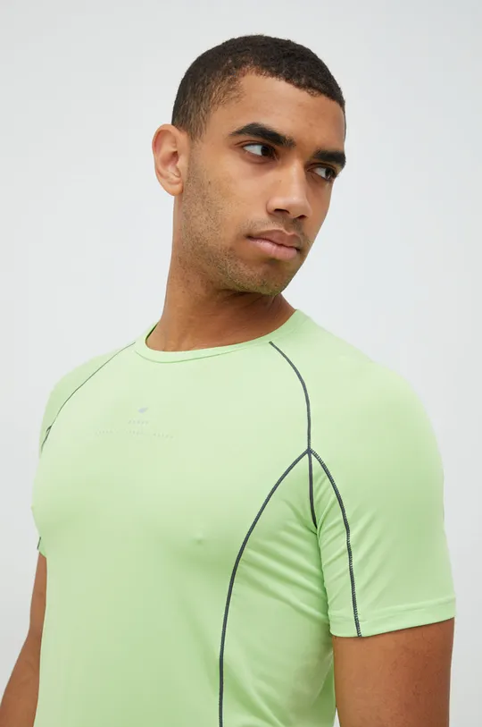 zielony 4F t-shirt do biegania