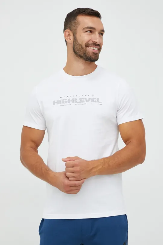 білий Бавовняна футболка 4F
