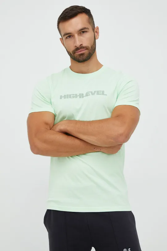 πράσινο Βαμβακερό μπλουζάκι 4F