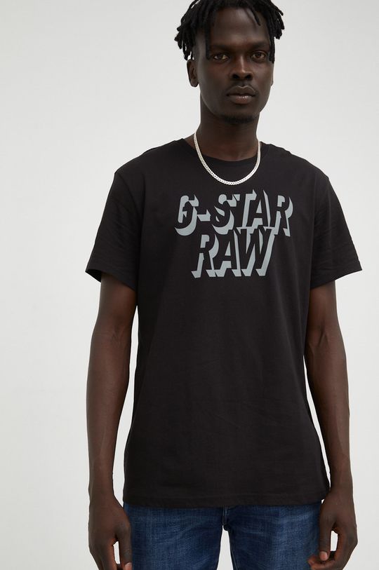 negru G-Star Raw tricou din bumbac