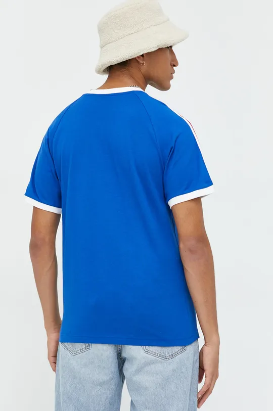 Βαμβακερό μπλουζάκι adidas Originals μπλε