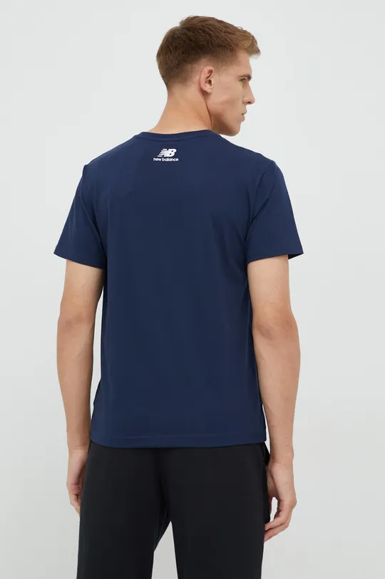 New Balance t-shirt bawełniany 100 % Bawełna