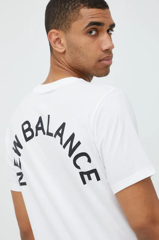 biela Tričko New Balance Pánsky