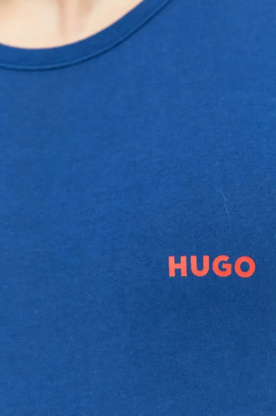 Βαμβακερό μπλουζάκι HUGO 3-pack