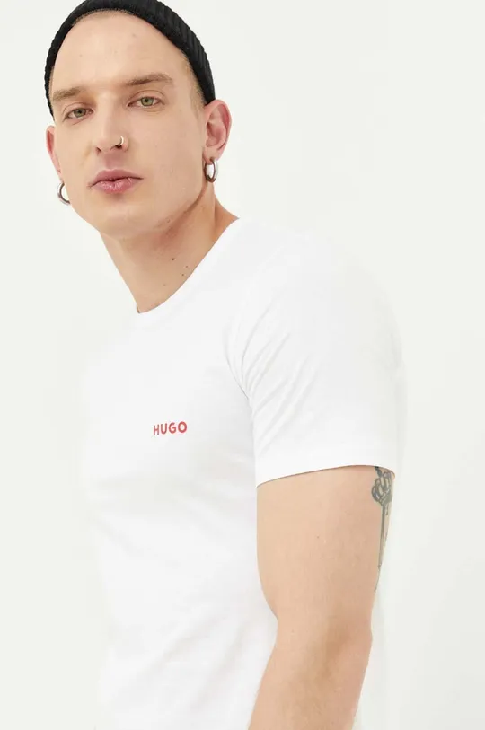 HUGO t-shirt bawełniany 3-pack