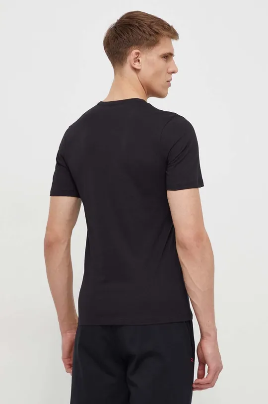 μαύρο Βαμβακερό μπλουζάκι HUGO 3 - pack 3-pack