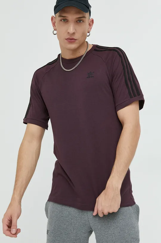 фіолетовий Бавовняна футболка adidas Originals Чоловічий