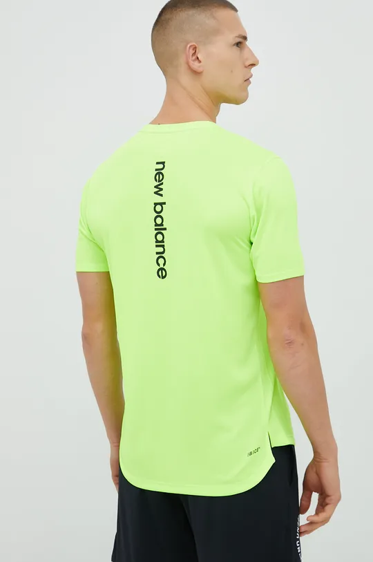 Bežecké tričko New Balance Impact Run zelená
