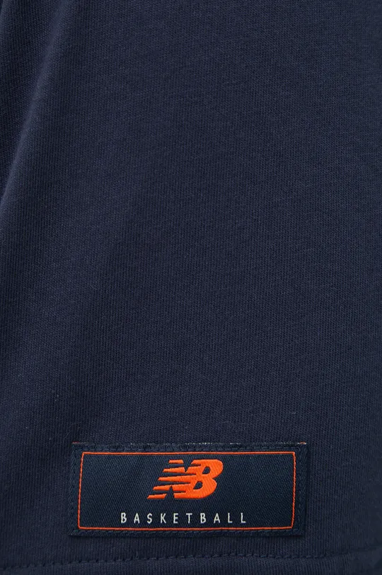 granatowy New Balance t-shirt bawełniany