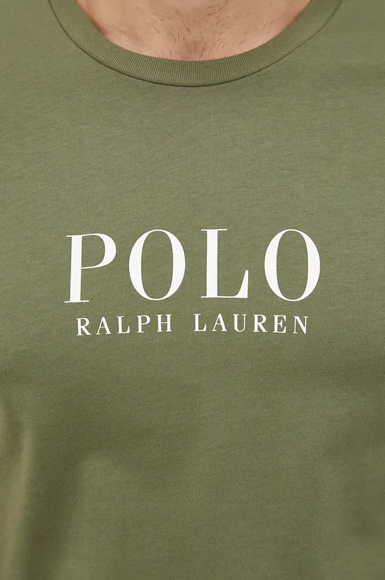 Хлопковая пижамная футболка Polo Ralph Lauren Мужской