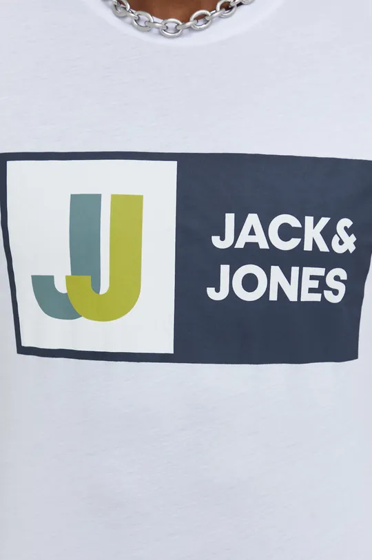 Βαμβακερό μπλουζάκι Jack & Jones Jcologan Ανδρικά