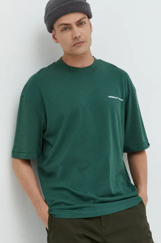 πράσινο Βαμβακερό μπλουζάκι Jack & Jones Jortypechest