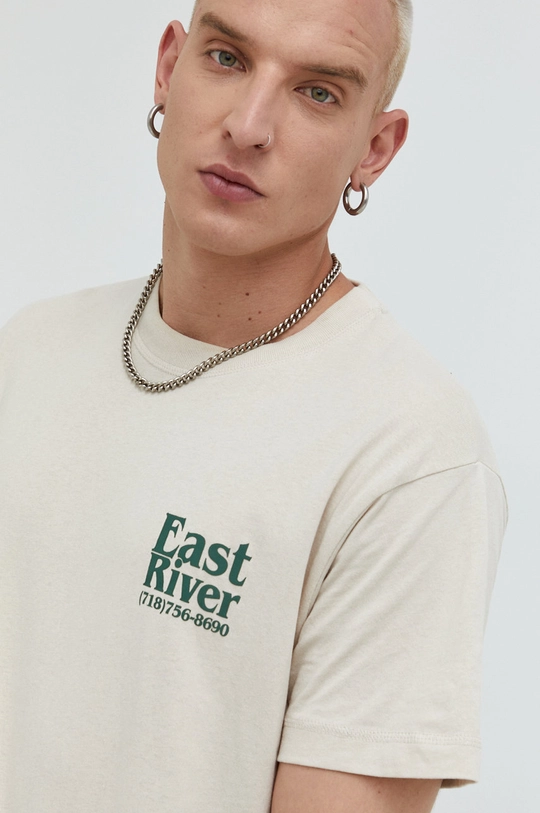 Jack & Jones t-shirt bawełniany JORRIVERSIDE Męski