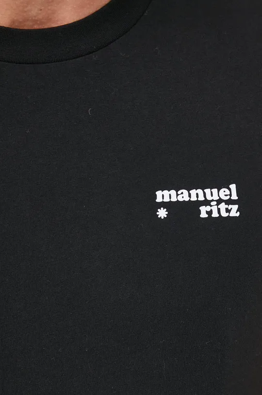 Βαμβακερό μπλουζάκι Manuel Ritz Ανδρικά