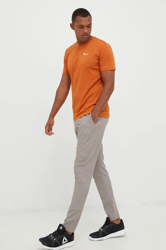 Športové tričko Salewa Hemp Logo oranžová
