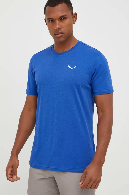 modrá Športové tričko Salewa Hemp Logo