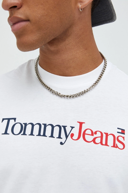 Bavlnené tričko Tommy Jeans Pánsky