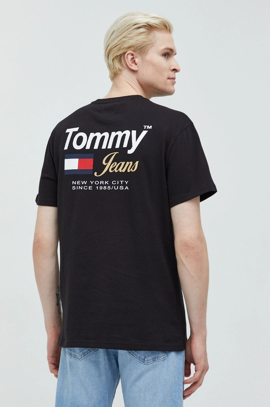 Βαμβακερό μπλουζάκι Tommy Jeans  100% Βαμβάκι