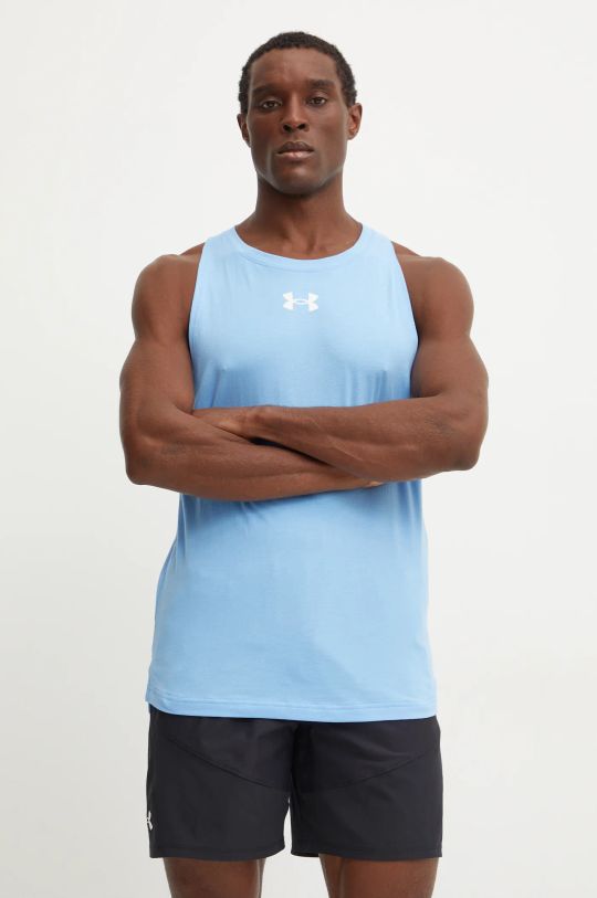 Under Armour tricou Baseline albastru 1361901