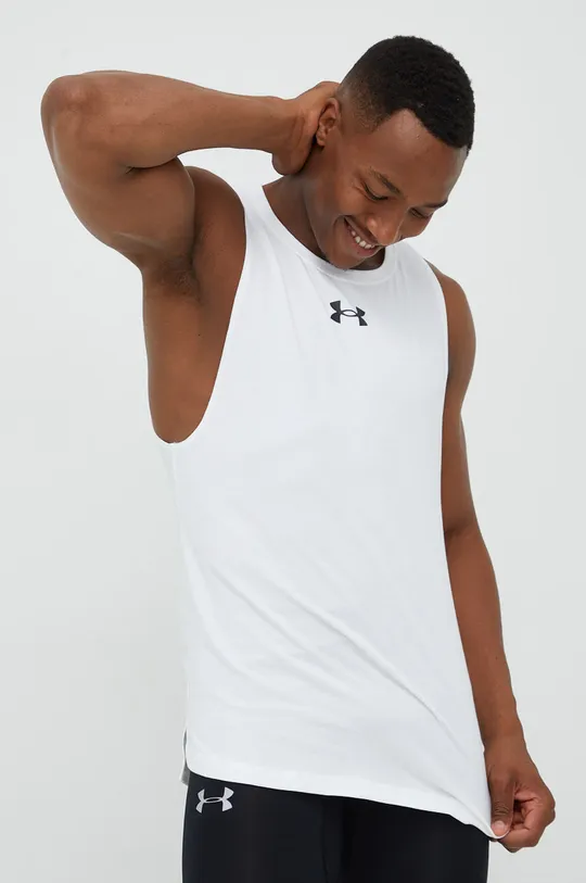 Under Armour t-shirt Baseline 1361901 bianco AW24