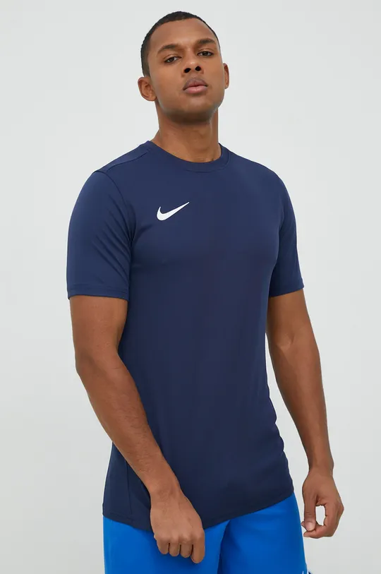 sötétkék Nike edzős póló