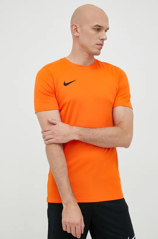 πορτοκαλί Μπλουζάκι προπόνησης Nike Ανδρικά