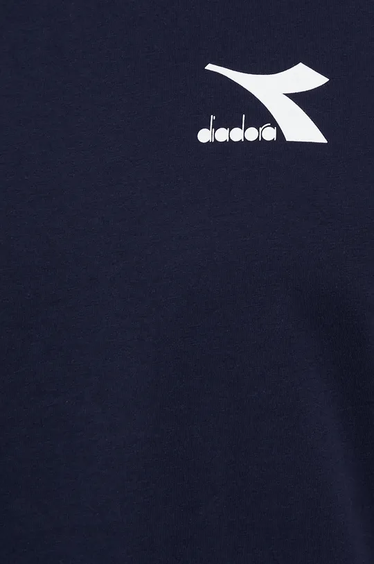 granatowy Diadora t-shirt bawełniany