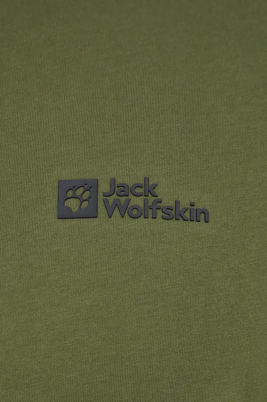 Βαμβακερό μπλουζάκι Jack Wolfskin Ανδρικά