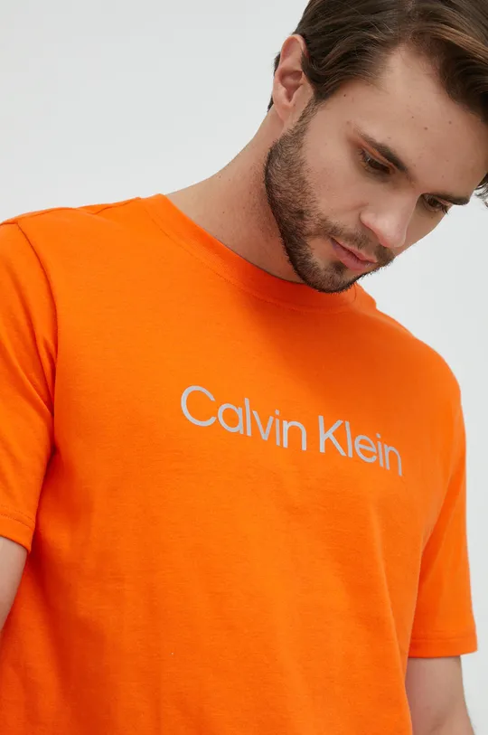 πορτοκαλί Μπλουζάκι προπόνησης Calvin Klein Performance