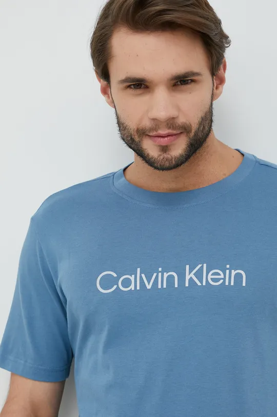 niebieski Calvin Klein Performance t-shirt treningowy Męski