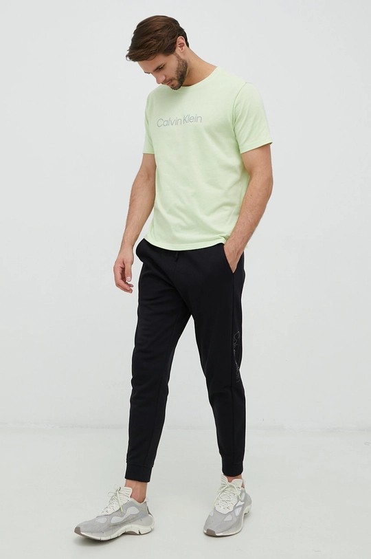 Calvin Klein Performance t-shirt treningowy zielony