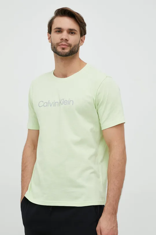 Kratka majica za vadbo Calvin Klein Performance  60% Bombaž, 40% Poliester