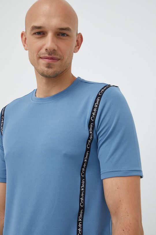 niebieski Calvin Klein Performance t-shirt treningowy Active Icon