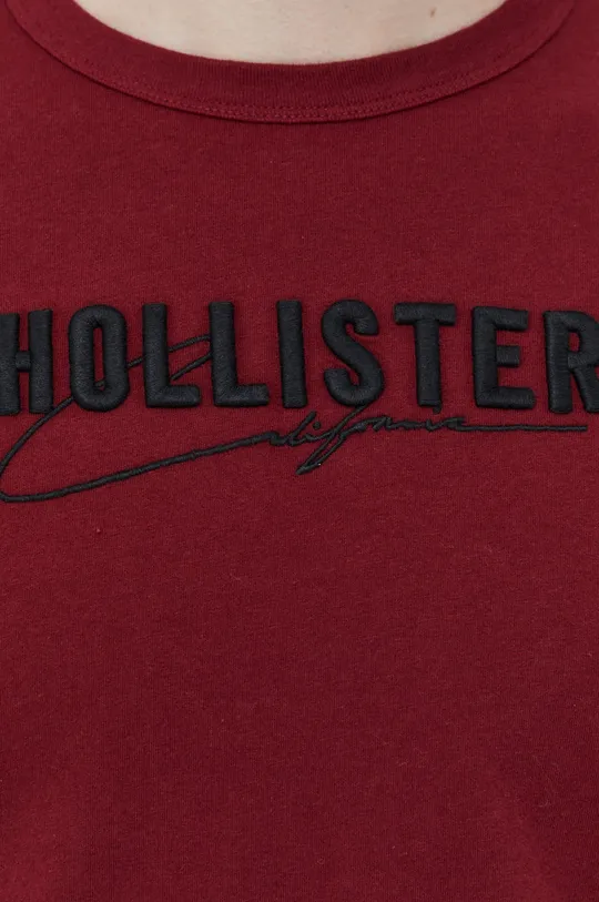 Βαμβακερό μπλουζάκι Hollister Co. Ανδρικά
